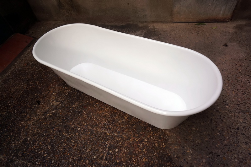 bañera metal pintado ceramica sin desagüe 49x174x64.5 (135eu.) 1u